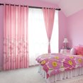 thumbnail image 3 of Cortina opaca de poliéster para ventana, cortina opaca para dormitorio, decoración para sala de estar (rosa), 3 of 8