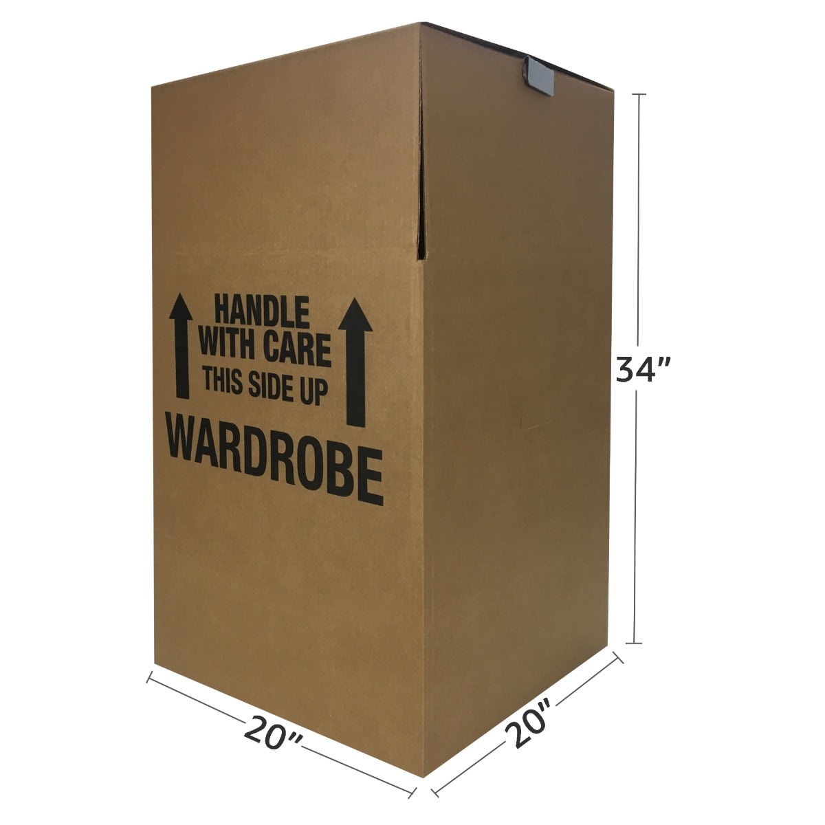 UBMOVE Shorty Wardrobe Moving Box (1 Piece) 20" x 20" x 34"