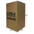 thumbnail image 3 of UBMOVE Shorty Wardrobe Moving Box (1 Piece) 20" x 20" x 34", 3 of 6
