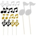 thumbnail image 6 of LOLIPPYY Musical Note Cake Toppers Paper Decorations 18 Pieces 4.6 x 1.7 x 0.2 Inches, 6 of 11