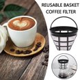thumbnail image 3 of Reusable Plastic And Nylon Mesh Coffee Filter For Machines Requiring Basket Filter, Washable And Environment-Friendly, 3 of 9