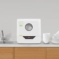 thumbnail image 4 of Portable Countertop Dishwasher LED 4 Washing Programs 110V Mini Dishwasher Corded Electric 6L Built-in Water Tank Inlet Hose for Apartments for 2-5 People White Color, 4 of 15