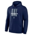 thumbnail image 2 of Men's Fanatics Navy Dallas Cowboys Right Tackle Legacy Pullover Hoodie, 2 of 3