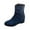 Blue, variant on Wyzesi Platform Mini Boots for Women Ladies British Style Fashion Solid Color Suede Pleated Round Head Casual Short Boots Toddler Winter Boots