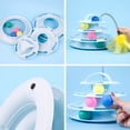thumbnail image 4 of 4PCS Cat Toy Set Interactive Cat Track Cat Bell Ball Cat Mouse Toy, 4 of 10