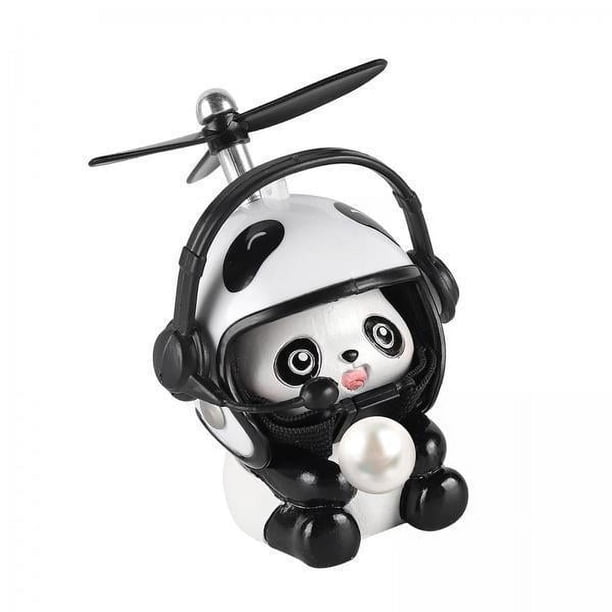 2X Manillar De Bicicleta Muñeca De Montaje Con Hélice Coche Eléctrico Panda Doll 2 piezas