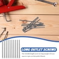 thumbnail image 6 of CIMAXIC Wynbing Silver Stainless Steel Long Outlet Cover Screws for Home Use 20Pcs, 6 of 6