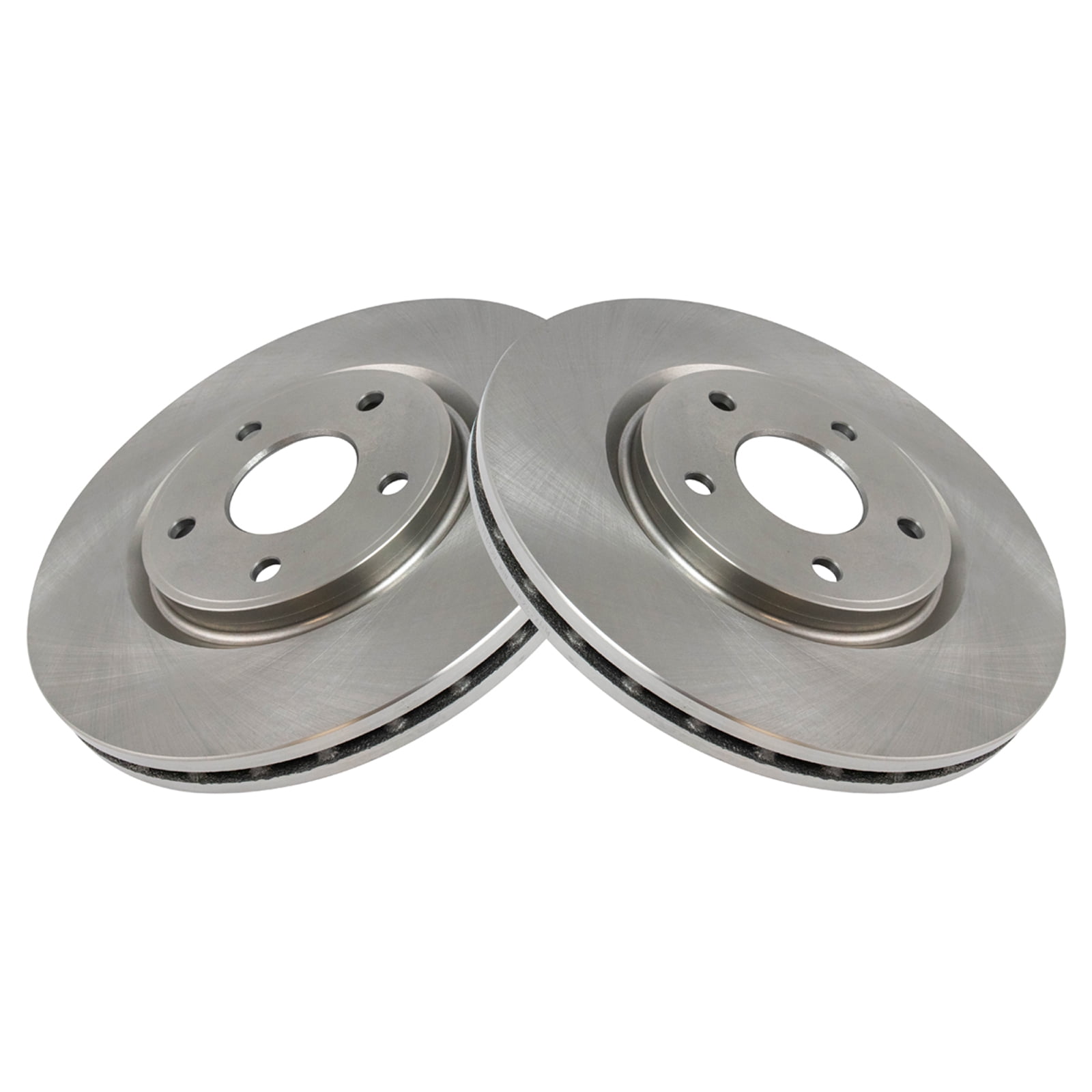 TRQ Front Disc Brake Rotor Pair Set for 2012-2015 Cargo Van / 2011-2018 Grand Caravan / 2012-2018 Journey / 2017-2019 Pacifica / 2012-2014 Routan / 2012-2016 Town & Country