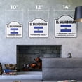 thumbnail image 2 of El Salvadorian Parking 14" X 14" Sign | Indoor/Outdoor Plastic | SignMission Designer El Salvador Central America Novelty Gift Funny Joke Gag Road Garage, 2 of 4