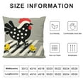 thumbnail image 5 of GOSMITH Farmhouse Chicken Home Sweet Home Throw Pillow Covers, Bless Our Home Seasonal Cushion Case Decoration for Sofa Couch, 5 of 5