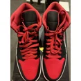 thumbnail image 3 of Ni - ke Ni - ke Mens Air Jordan 1 Mid Alternate Bred DQ8426-060 Black Red Shoes Size 11, 3 of 5