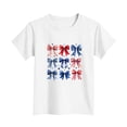 thumbnail image 4 of FAVIPT Kids 4th of July Shirt Girls Summer 250 Years Boys American Flag Shirts Red White Blue Tshirt Independence Day Tee White,7-8Years, 4 of 6