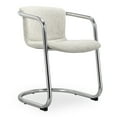 thumbnail image 3 of Moe's Home Collection FREEMAN Fabric Dining Chair -Set of Two White Color, 3 of 7