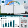 thumbnail image 5 of XGear 150D Upgraded Travel Trailer RV Cover with Adhesive Repair Patch, Ripstop Diamond Camper Cover Fits 20' - 22', 5 of 6