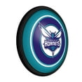 thumbnail image 2 of Charlotte Hornets 18'' Round Slimline Illuminated Wall Sign, 2 of 5