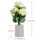 thumbnail image 2 of Luz rosa de 3 cabezales, lámpara de noche China, mesita de noche, decoración del hogar, color blanco, 2 of 9