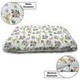 thumbnail image 3 of Floral Pet Bed, Birds and Flowers on a Pale Blue Background, Chew Resistant Pad for Dogs and Cats Cushion with Removable Cover, 24" x 39", Multicolor, by Ambesonne, 3 of 4