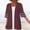 Wine, variant on Abomasnow Summer Cardigans for Women Cotton Short Sleeve Cardigan Open Front Shawls Casual Lightweight Beach Cover Ups
