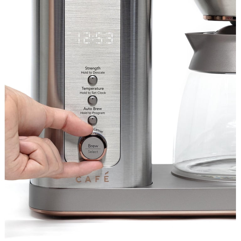 Cafe Specialty Drip Coffee Maker With Glass Carafe Stainless Steel
