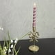 thumbnail image 1 of Candelabro Navideo De Metal De Hierro, Decoracin Romntica Para Cenas a La Luz De Las Velas, Decoracin De Mesa Para El Hogar, Decoracin Festiva, Hierro, 6 Pulgadas De Alto, Soporte Para, UKHBMC, 1 of 9