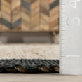 thumbnail image 4 of nuLOOM Bronwyn Farmhouse Bordered Jute Blend Area Rug, 6' x 9', Gray, 4 of 9
