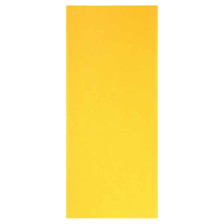 Goldenrod Dark Yellow Gold Bulk Tissue Paper 15 inch x 20 inch - 100 Sheets