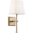 thumbnail image 2 of Highline 1 - Light Burnished Brass/White Wall Sconce, 2 of 5