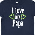 thumbnail image 4 of Inktastic I Love My Papa Hearts Boys or Girls Baby T-Shirt, 4 of 5