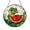 Acrylic 3.5 Inch, variant on Cute Dinosaur Watermelon Window Suncatcher Stained Glass Style Hanging Decor, Playful Dinosaur Decorative Glass Panel Art for Kids Room Window Decor