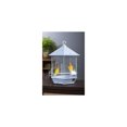 thumbnail image 2 of HomeStock Neo-Classical Nostalgia Bird Cage with Elegant Design, Durable Metal Construction, Spacious Interior, and Timeless Aesthetic for Comfortable Bird Housing-Color:Light Blue, 2 of 3