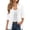 White, variant on Lixiuxyad Womens Open Front Cardigan Women's Cardigan Summer Fashion Style Lace Short Sleeve Open Front Kimono For Women,Black