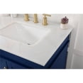 thumbnail image 4 of Elegant Decor Lexington 60" Solid Wood Double Bathroom Vanity in Blue, 4 of 8
