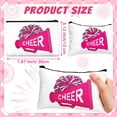 thumbnail image 2 of Bolsa de maquillaje Cosblank Cheer Teams de lona, 20 unidades, rosa, 2 of 6
