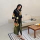 thumbnail image 2 of Bata Kimono larga para mujer, bata de seda Floral, bata de baño sedosa de satén, ropa de dormir, batas de boda para dama de honor, 2 of 4