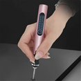 thumbnail image 5 of Mini amoladora eléctrica Taladro eléctrico inalámbrico DIY Pluma de grabado Máquina de grabado Eléctrica Pequeña Gr Oro rosa Negro, Oro rosa Negro, 5 of 5