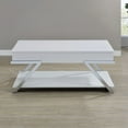 thumbnail image 2 of Zena White Square End Table, 2 of 6