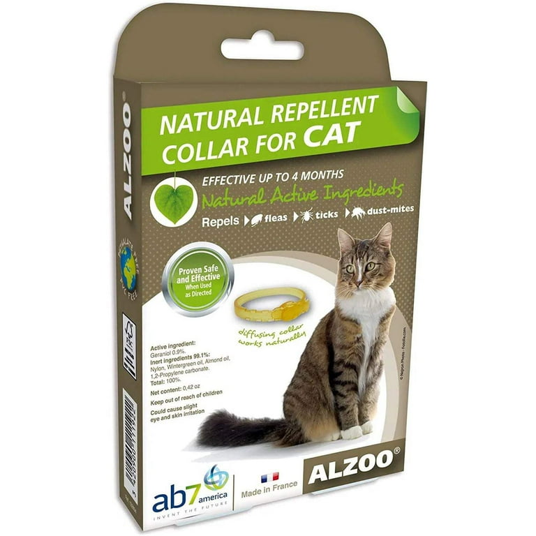 Alzoo Natural Repellent Flea and Tick Collar for Cats Alzoo Natural Repellent Flea and Tick Collar for Cats