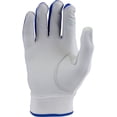 thumbnail image 4 of Marucci Women's Medallion Fastpitch Softball Batting Glove White/Royal X-Large, 4 of 4