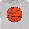 thumbnail image 3 of Inktastic Basketball Sports Ball Toddler Hoodie, 3 of 4
