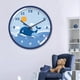 thumbnail image 5 of Reloj de pared creativo for sala de estar, reloj de pared for el hogar sin perforaciones, reloj de cuarzo de onda eléctrica silenciosa, adecuado for sala de estar, estudio, dormitorio., 5 of 5