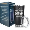 thumbnail image 2 of Amhlg Valentines Gifts For Dad - Birthday Gifts For Dad From Daughter, Son, Kids - Husband Gifts - Birthday Present Ideas For Father, Husband, New Dad, Bonus Dad From Daughter, Son - 20 Oz Tumbler, 2 of 6