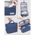 thumbnail image 3 of Bolsa de artículos de tocador para hombres, bolsa de almacenamiento de viaje portátil, gran capacidad, impermeable, plegable, bolsa de cosméticos con separación de artículos húmedos y secos, 3 of 4