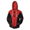 thumbnail image 2 of Marvel Superhero Cosplay Men's Zip Up Jacket, Homecoming Scarlet Spider, Zip Up Hoodies, Far From Home Hoodies, Hooded, Boys xuanjing unisex, 2 of 2
