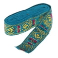 thumbnail image 4 of 7M Embroidery Jacquard Ribbon Clothing Flower Ribbons Crafts 1.77inch ,, 4 of 8