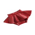 thumbnail image 2 of Infant Baby Girls Shorts Skirts Outfits 3 Colors Solid PU Leather Ruffles High Waist Mini Skirts Silver 2-3 Years, 2 of 6