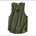 thumbnail image 3 of Hvogkswy Tank Tops Men, Solid Color Crew Neck Sleeveless T-Shirts Loose Breathable Outdoor Workout Running Summer Muscle Tank Tops, 3 of 5