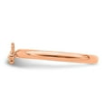 thumbnail image 3 of 925 Sterling Silver Stackable Pink-plated Key Ring Eternity Band Size 10, 3 of 6