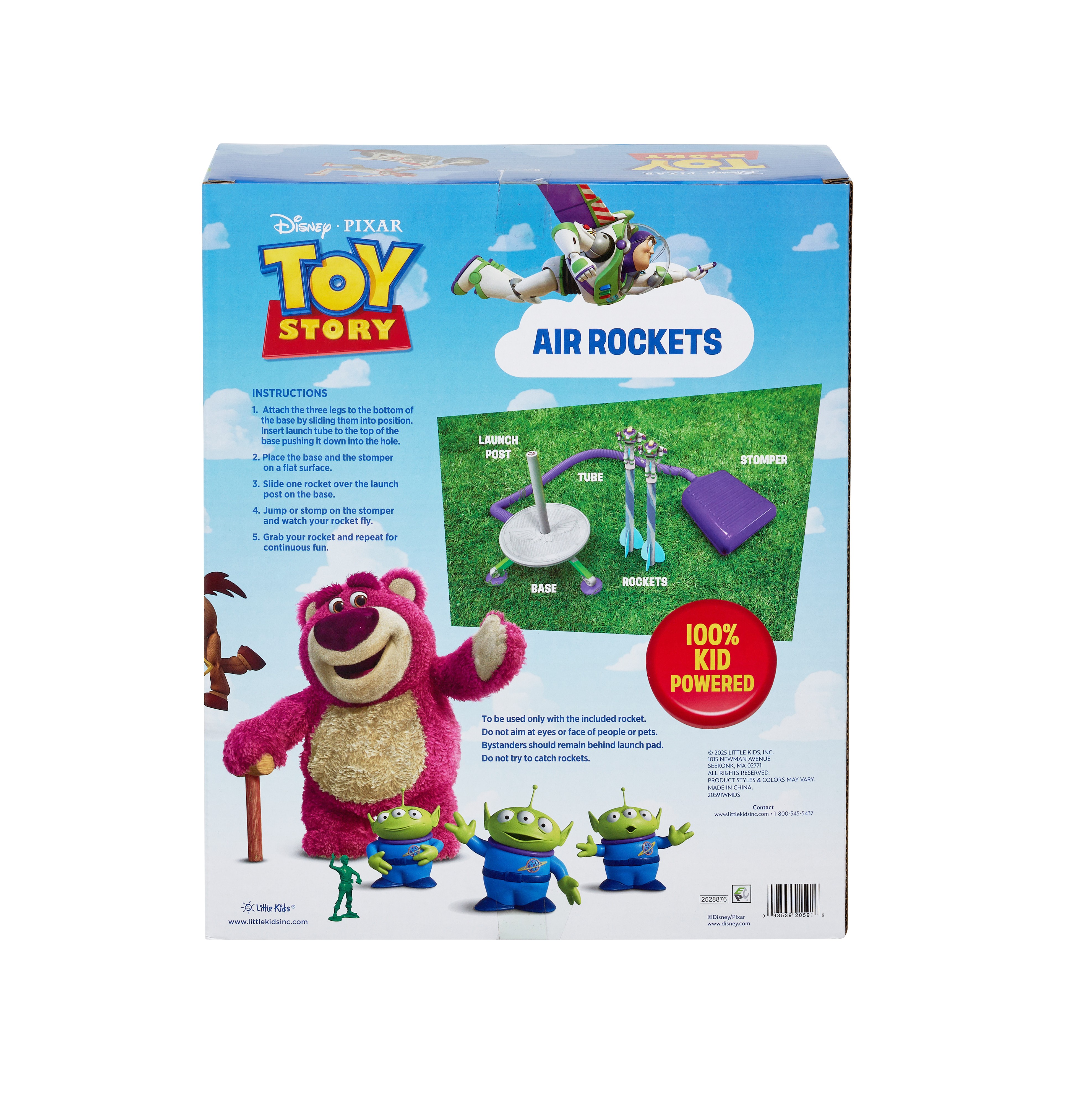 Little Kids Toy Story Buzz Lightyear Step Rocket for Outdoor Play