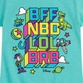 thumbnail image 3 of Toy Story 4 - Bff Nbd Lol Brb - Toddler & Youth Girls Short Sleeve Graphic T-Shirt, 3 of 5