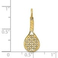 thumbnail image 3 of FB Jewels 14K Yellow Gold Racquet Charm, 3 of 3